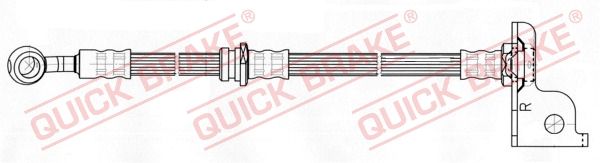 QUICK BRAKE Bremžu šļūtene 50.821